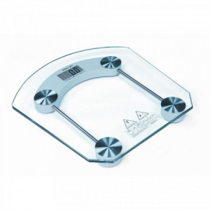 Cantar de baie electronic Hausberg HB-6001, platforma din sticla securizata, 180 Kg