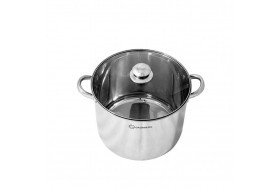 Oala inox capac sticla Grunberg 4L