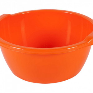 Lighean Rotund Cu Maner Plastic 12L