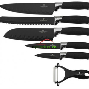 Set 5 Cutite + Curatator Legume Chef Black