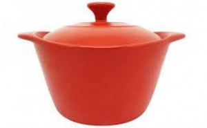 Vas ceramic cu capac ceramic 20.5 cm