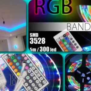 Banda LED de 5 metri cu telecomanda