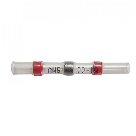Set 50 bucati Conectori termocontractibili, E-LOCKS, cu lipire si etansare pentru conductori electrici, model ST2R