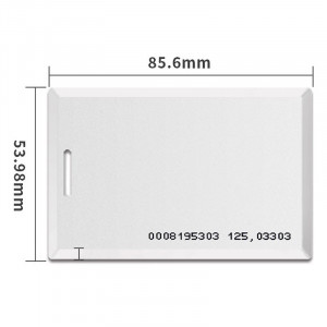 Set 10 bucati Carduri de proximitate RFID, 1,8 mm grosime, E-LOCKS, 125 KHz, chip EM4100 read only