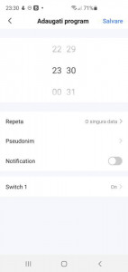 Intrerupator dublu Smart Home WiFi Tuya, cu actionare mecanica, negru, model SSD86-02AJAI-Black