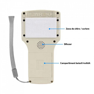 Programator / copiator carduri si taguri RFID, 125 KHz, 13,56 MHz, E-LOCKS, tip HMT320C