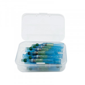 Set 20 morsete termocontractibile, cu spirala de cupru si lipire cu cositor, E-LOCKS, verzi, diametru 3,3 mm