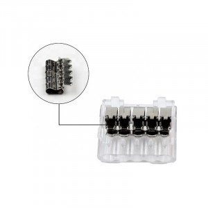 Set 35 bucati Conectori rapizi pentru conductori electrici, E-LOCKS, cu levier, 2, 3, 5 si 8 pini, plastic