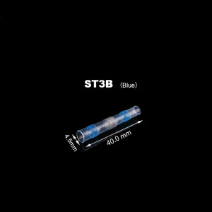 Set 50 bucati Conectori termocontractibili, E-LOCKS, cu lipire si etansare pentru conductori electrici, model ST3B