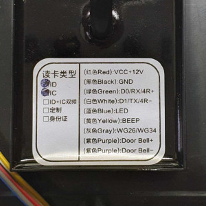 Cititor de carduri RFID cu dubla frecventa E-LOCKS, negru, plastic, IP65, model KR400ME