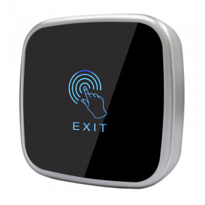 Buton de iesire E-LOCKS "Touch", aplicat, gri, din plastic