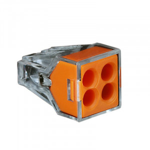 Set 71 bucati Conectori push-in pentru conductori electrici, E-LOCKS, 2, 4, 6 si 8 pini, plastic