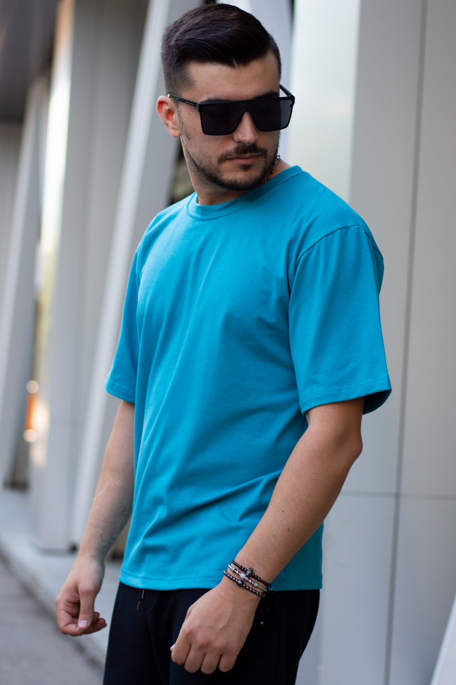 Tricou Exclusive R1 Turcoaz