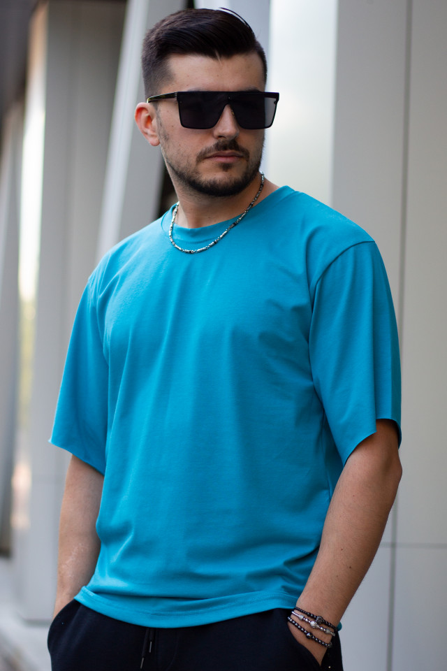 Tricou Exclusive R2 Turcoaz