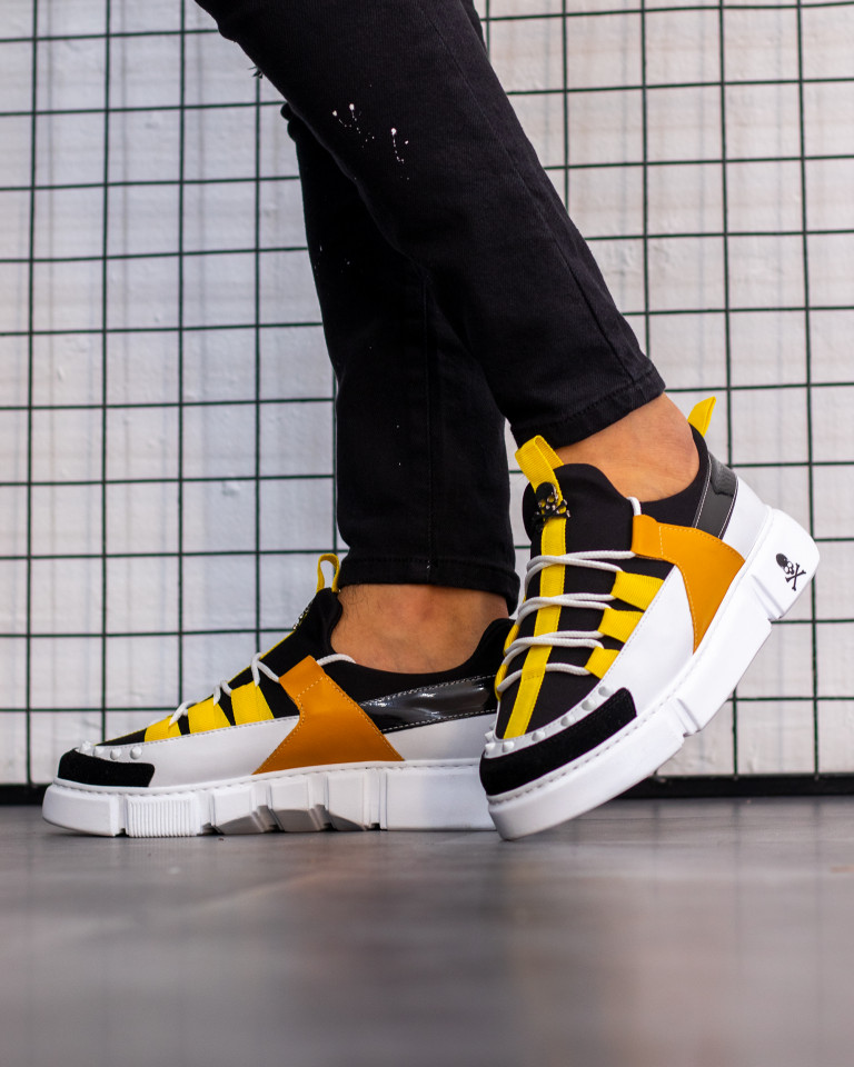Adidasi Dragon Alb Galben