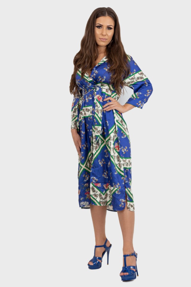 Rochie Midi Albastru