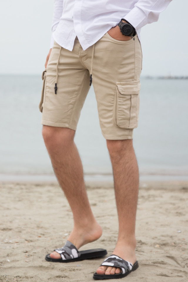 Pantaloni Scurti SMW Bej cod 3176