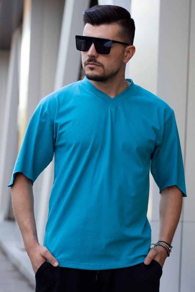 Tricou Exclusive V3 Turcoaz