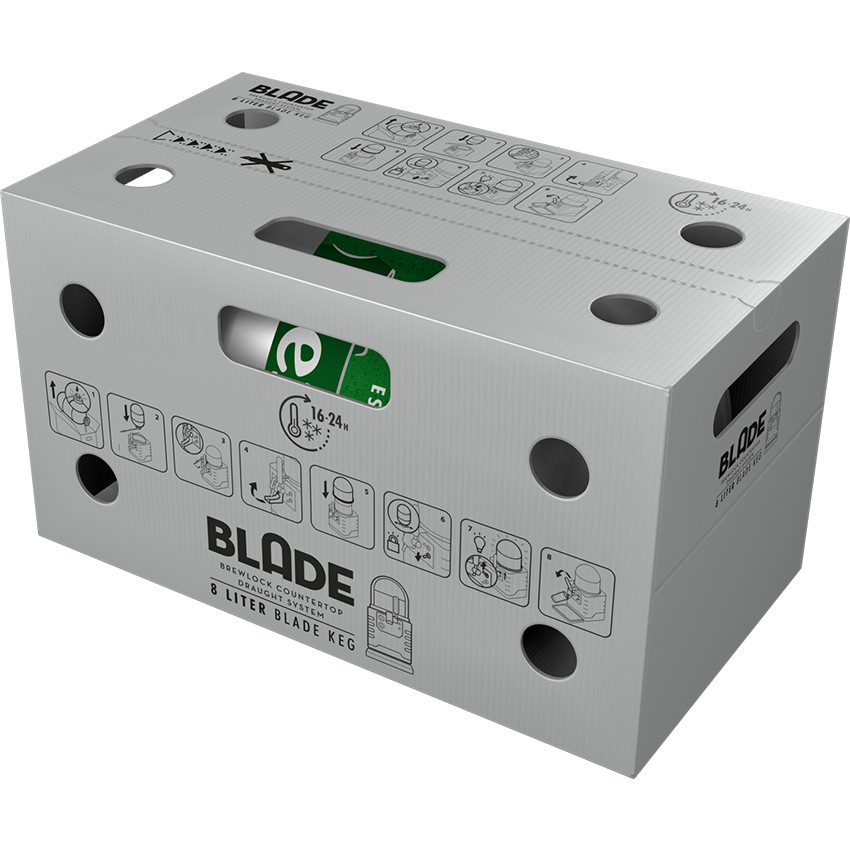 HEINEKEN Blade, Keg 8l, Bax, 1 buc