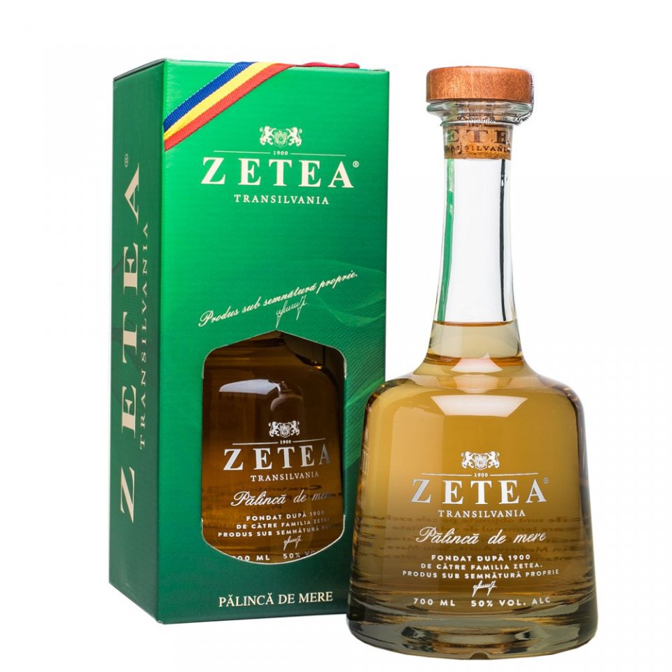 Zetea Palinca de Mere Cutie 50% 0.7L