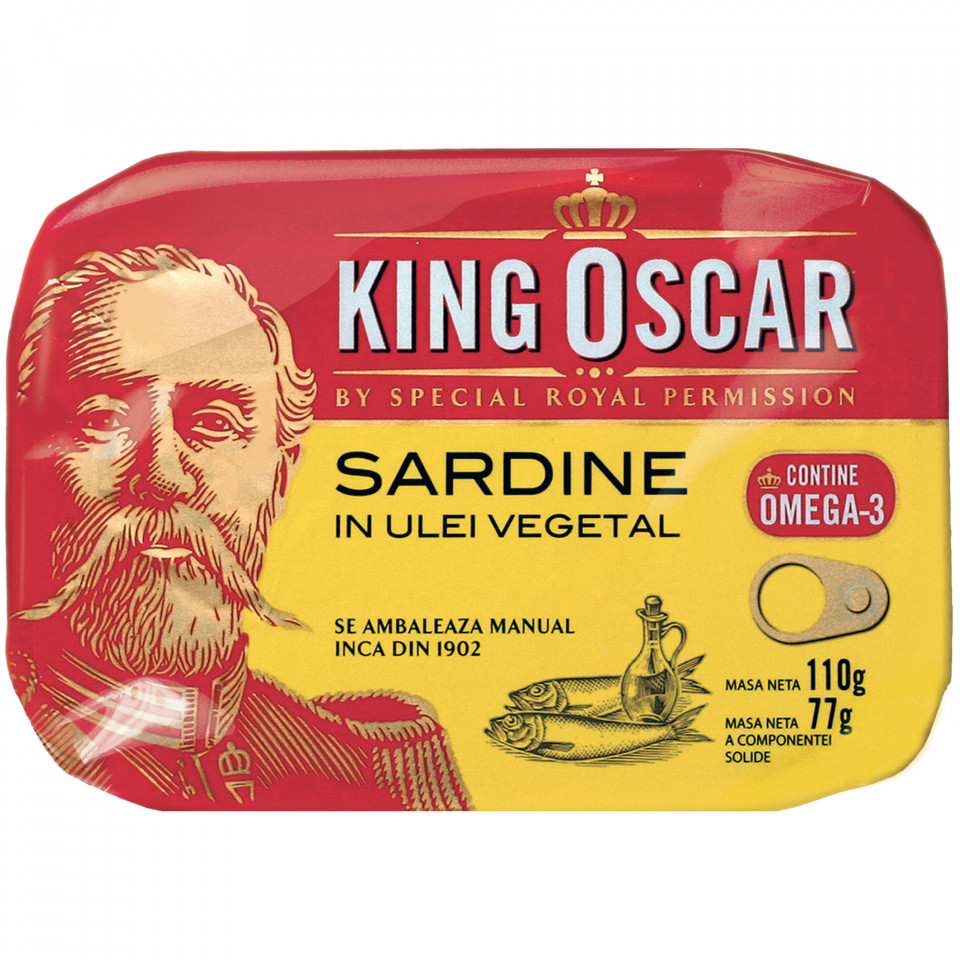 Detalii produs - King Oscar Sardine Baltice in Ulei 110g