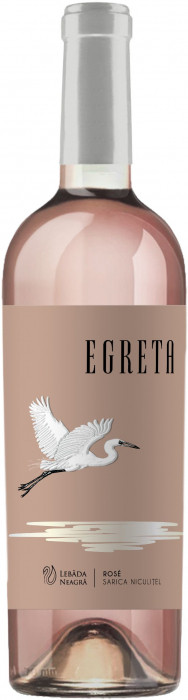Lebada Neagra Egreta Merlot Rose Sec 0.75L