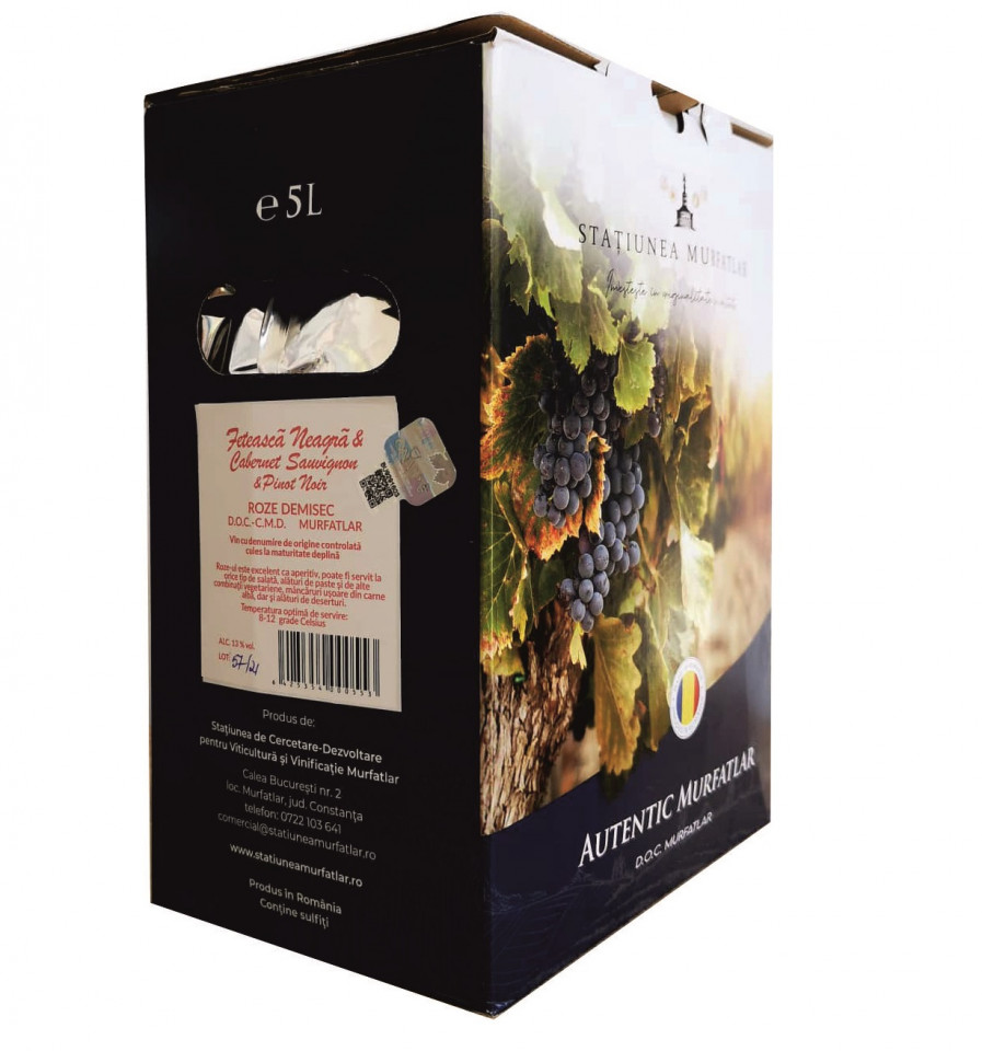 Crama Statiunea Murfatlar Rose Demisec Bag In Box 5L