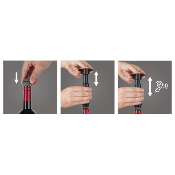 Vacu Vin Pompa Vacumat Wine Saver Alb 1 Dop