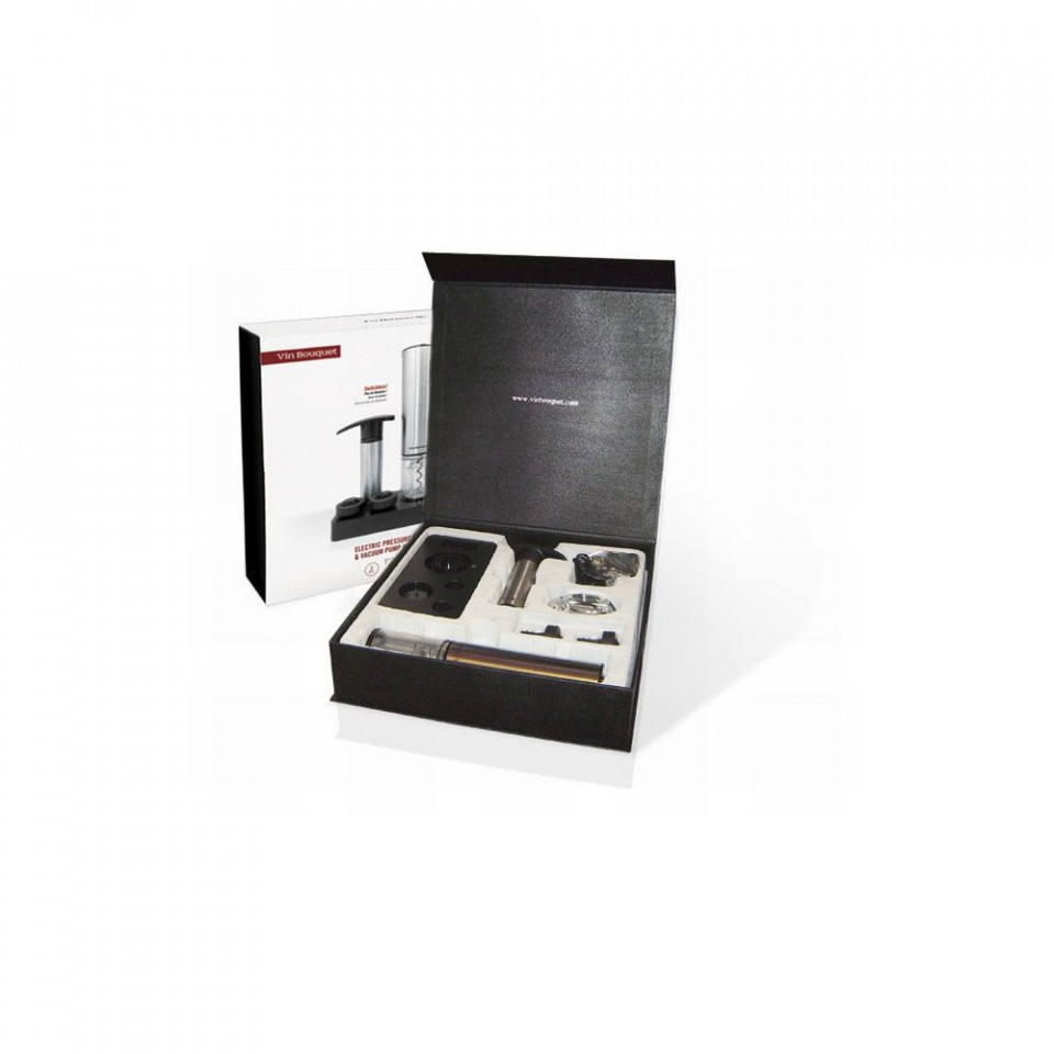 Vin Bouquet Desfacator Electric Set 6 Accesorii