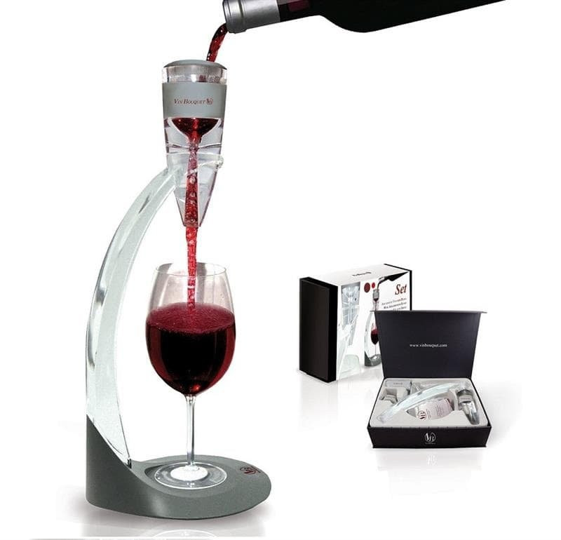 Vin Bouquet Aerator cu Suport