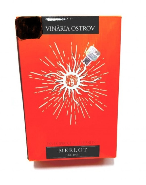 Vinaria Ostrov Merlot Bag In Box 3l