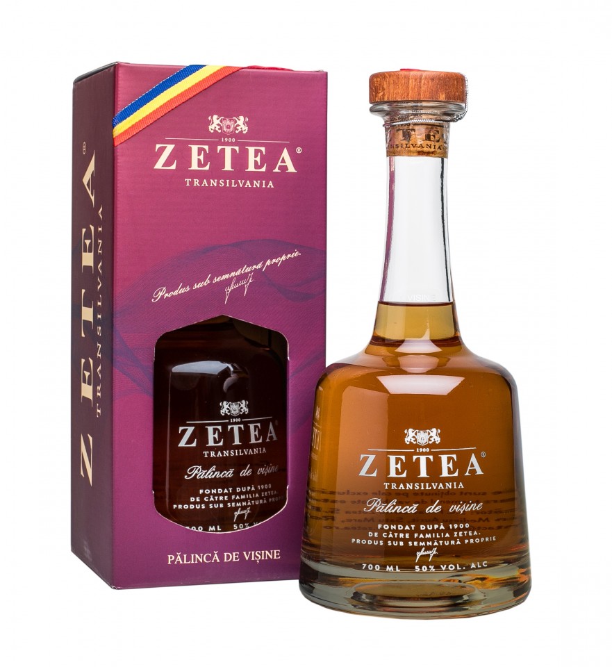 Zetea Palinca de Visine Cutie 50% 0.7L