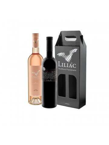 Pachet Liliac Private Selection Merlot + Liliac Rose 0.75L