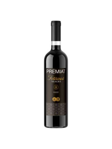 Premiat, Feteasca Neagra, Demisec, 13%, 0.75L