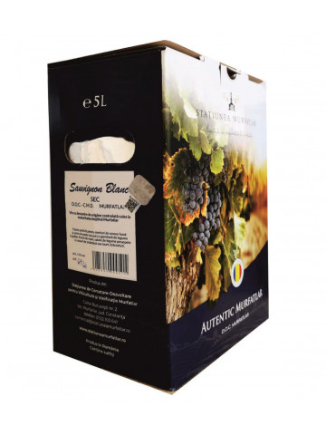 Crama Statiunea Murfatlar Sauvignon Blanc Sec Bag in Box 5L