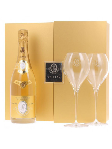 Louis Roederer Cristal Brut Vintage 2 Pahare 0.75L