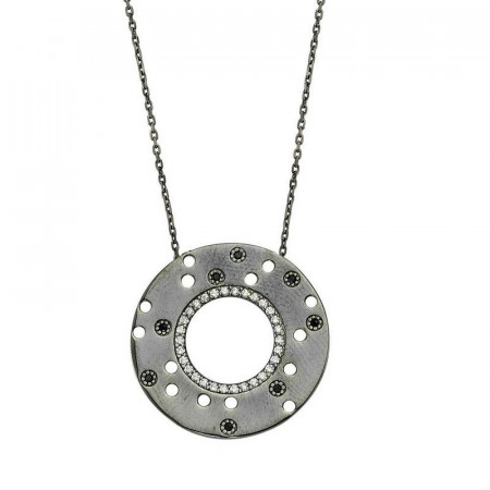 Sterling Silver Disc Necklace Wholesale images