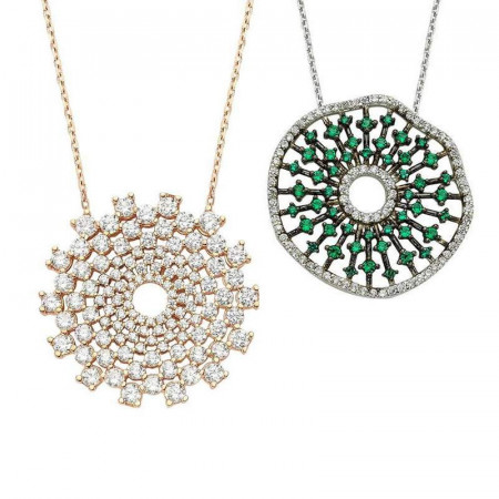 Turkish Necklace Designs&Pendants Sterling Silver Wholesale images
