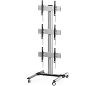 ALLMOUNTS Suport de podea mobil extensibil pentru videowall 1x3