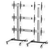 ALLMOUNTS Suport de podea mobil extensibil pentru videowall 1x3