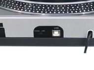 OMNITRONIC DD-2550 USB Turntable sil