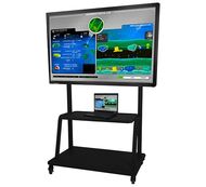 ALLMOUNTS Suport de podea mobil cu polita AV