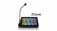 ECLER PAGENETDN Statie de paging EclerNet cu interfata Dante