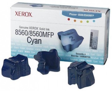 Cerneala solida Cyan 3 STICKS 108R00764 Xerox Phaser 8560