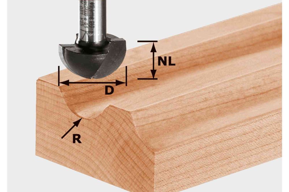 Festool Freză tip cupă HW S8 R9,7