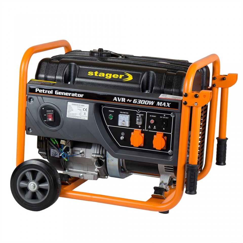 GENERATOR OPEN FRAME BENZINA STAGER GG 6300W