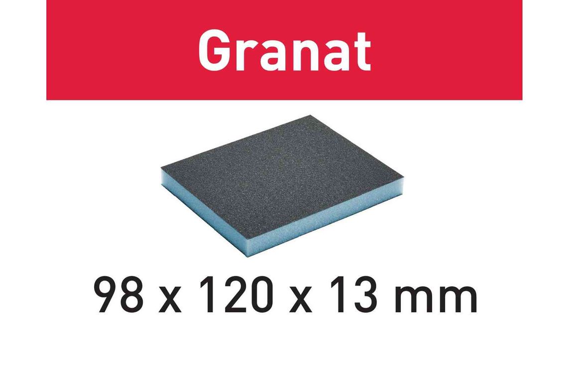 Festool Burete de şlefuit 98x120x13 60 GR/6 Granat