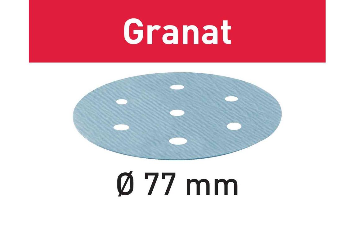 Festool Foaie abraziva STF D77/6 P180 GR/50 Granat