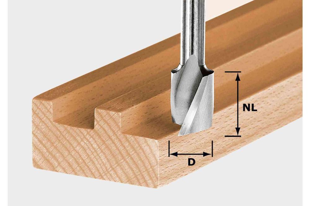 Festool Freză pentru canale elicoidale HW Spi S8 D10/30