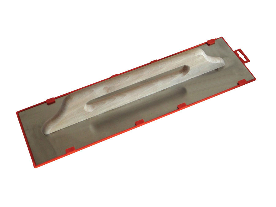 Gletiera INOX model elvetian, lama tesita, maner inchis din lemn 500×140